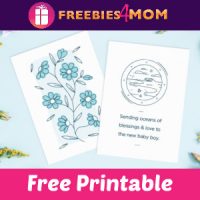 👶Free Printable Cards: New Baby - Freebies 4 Mom