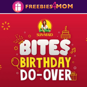 🎈Sweeps Sun-Maid Bites Birthday Do-Over