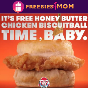 🍯Free Honey Butter Chicken Biscuit at Wendy's March 18-20