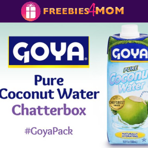 🥥Free Chatterbox: Goya Pure Coconut Water (apply thru 7/6)