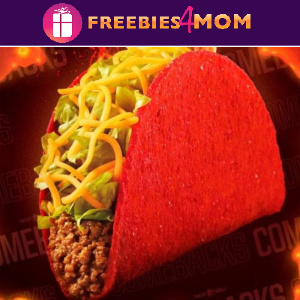 🌮Free Flamin' Hot Doritos Locos Taco at Taco Bell 7/22