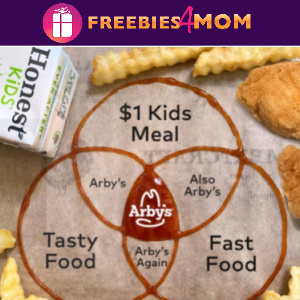 🍟$1 Kids Meal at Arby's With Meal Purchase
