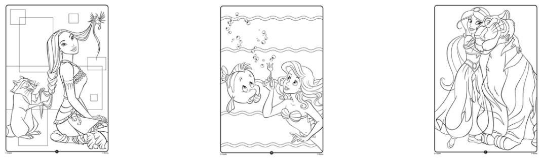 Disney Coloring Pages for Adults & Kids