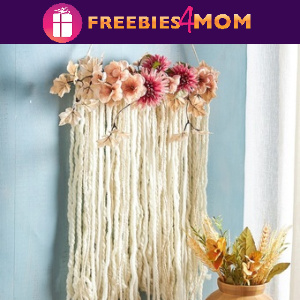 🧶Free In-Store Event at Michaels: Floral Yarn Wall Hanging 