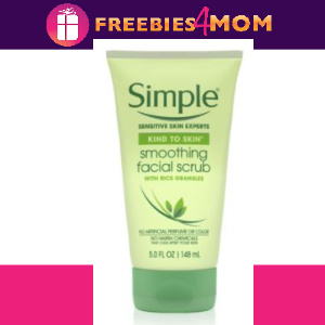 🧼Free Sample Simple Smoothing Facial Scrub