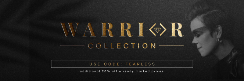 💪Extra 20% Off The Warrior Collection (Graphics & Jewelry)