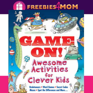 🎲Free Kids Printable: Game On! Awesome Activities for Clever Kids (ages 8-12)
