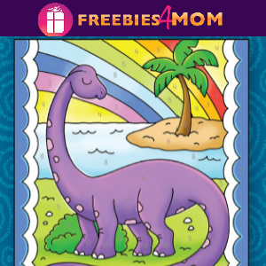 🦕Free Kids Printable: Dinosaurs Color by Number (ages 4 & up)