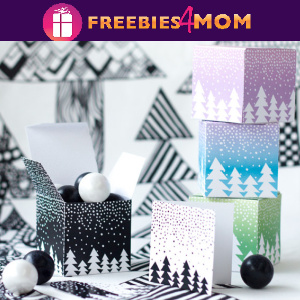 ❄️Free Printable Gift Boxes, Cards & Tags: Let It Snow