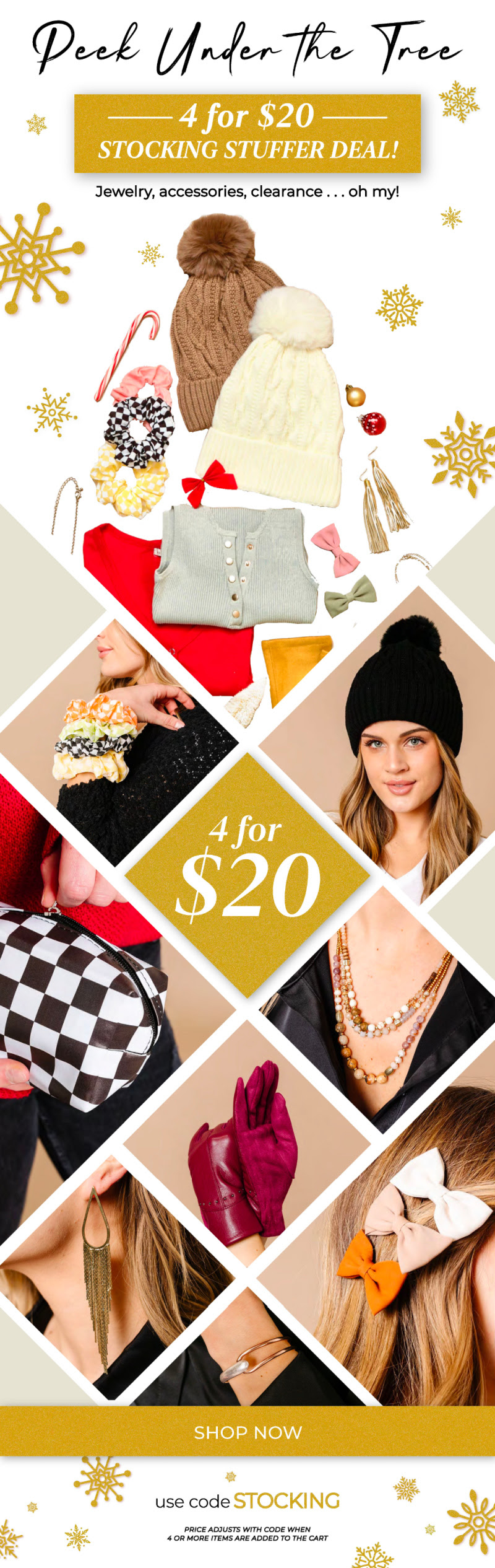 🎅Cents of Style Stocking Stuffers 4 for $20 (only $2.99 shipping)