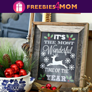 🎄Free Christmas Printable: It's The Most Wonderful Time of the Year Wall Art