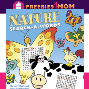 🐄Free Kids Printable: Nature Search-a-Words (ages 6+)