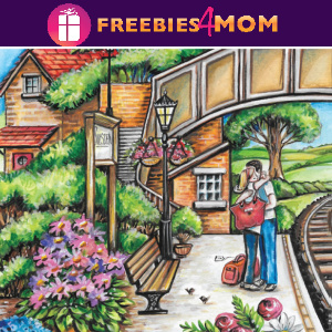 💐Free Printable Adult Coloring: Romantic Country Scenes