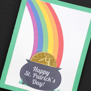 🌈Free Printable Cards: Happy St. Patrick's Day Rainbow