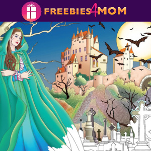 🏰Free Printable Adult Coloring: Gothic Fantasy
