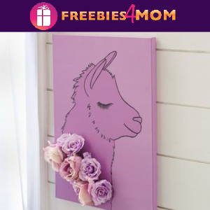 🌸Free In-Store Event at Michaels: Floral Llama Canvas 4/10