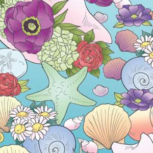 🌺Free Printable Adult Coloring: Flower Fancy