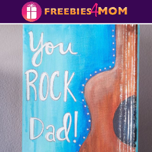 🎸Free In-Store Event at Michaels: You Rock Dad! Canvas