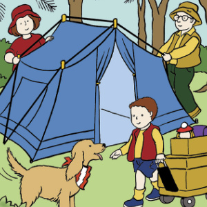 🏕️Free Kids Printable: Going Camping coloring pages (ages 3-8)