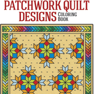 🧵Free Printable Adult Coloring: Patchwork Quilt Designs