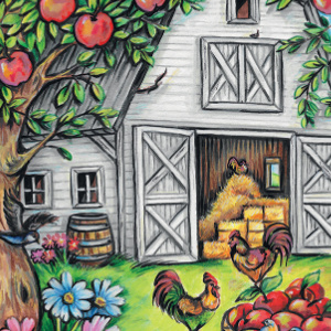 🐄Free Printable Adult Coloring: Country Farm Scenes