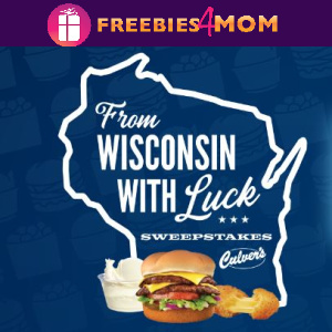 🧀Sweeps Culver's From Wisconsin With Luck (ends 8/7)