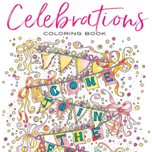 🎂Free Printable Adult Coloring: Celebrations