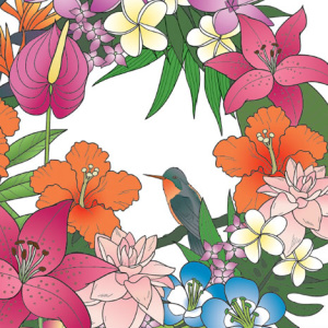 🌷Free Printable Adult Coloring: Floral Wreaths