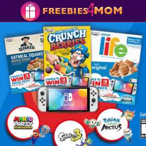 🎮Sweeps Family Fun With Quaker Oats (ends 10/31)