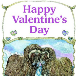 🐂Free Kids Printable: Cozy in Love Valentine from Jan Brett