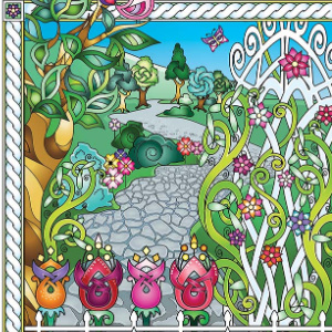 🍀Free Printable Adult Coloring: Celtic Gardens