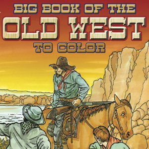 🤠Free Printable Adult Coloring: Big Book of the Old West