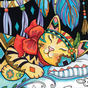 🐈Free Printable Adult Coloring: Creative Kittens