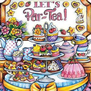 🍵Free Printable Adult Coloring: Afternoon Tea
