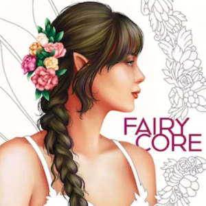 🧚‍♀️Free Printable Adult Coloring: Fairycore