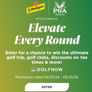 ⛳Sweeps Schweppes Golf Instant Win (ends 5/31)