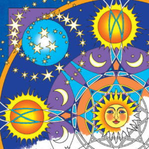 🌜Free Printable Adult Coloring: Celestial Mandalas