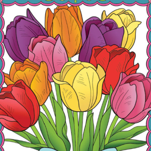 🌷Free Printable Adult Coloring: Flowers of the World
