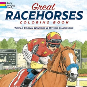 🏇Free Printable Adult Coloring: Great Racehorses