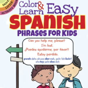 🗺️Free Kids Printable: Easy Spanish Phrases for Kids (ages 4-8)