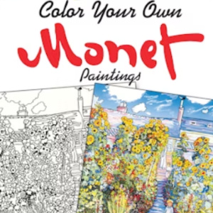 🎨Free Printable Adult Coloring: Color Your Own Monet Paintings