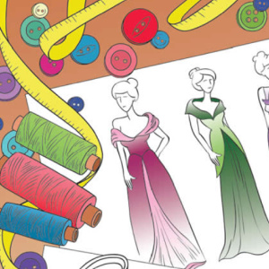 🧶Free Printable Adult Coloring: Sew Stylish