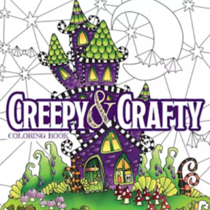 💀Free Printable Adult Coloring: Creepy & Crafty