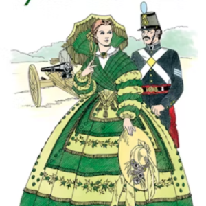 ☂️Free Printable Adult Coloring: Fashions of the Old South