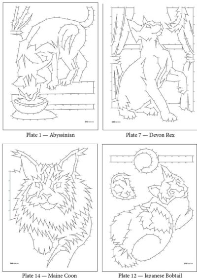 🐈Free Printable Adult Coloring: Cats Dot-to-Dot