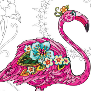 🦩Free Printable Adult Coloring: Stay Wild