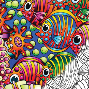 🐚Free Printable Adult Coloring: Spectacular Sea Life Designs