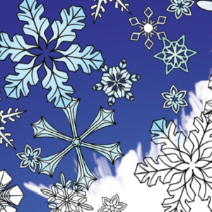 ❄️Free Christmas Printable Adult Coloring: WinterScapes