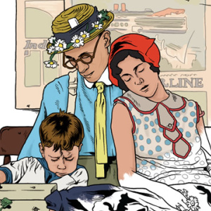 🌼Free Printable Adult Coloring: Norman Rockwell’s American Life from The Saturday Evening Post