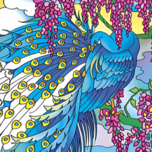 🦚Free Printable Adult Coloring: Peacock Designs